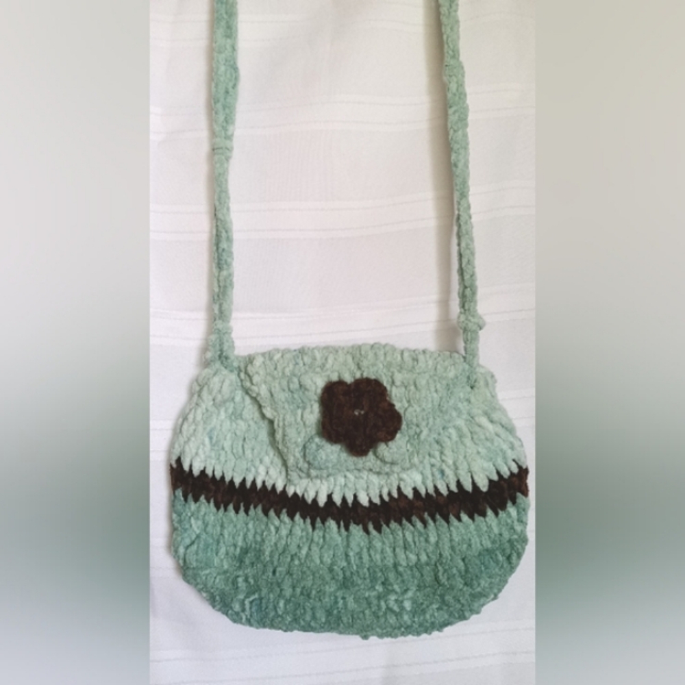 crossbody purse crochet handmade